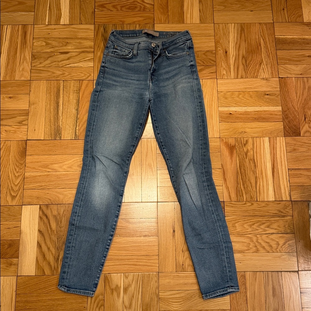 7 For All Mankind Light Blue Skinny Jeans